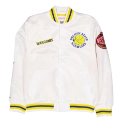 Mitchell & Ness Warriors M&N City Collection Lightweight Satin Jacket
