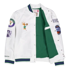 Mitchell & Ness Bucks M&N City Collection Lightweight Satin Jacket -SoleStory Butik 60976 88 004