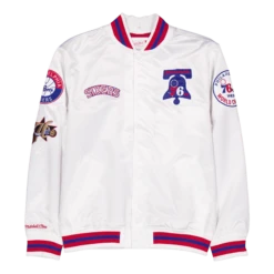 Mitchell & Ness 76ers M&N City Collection Lightweight Satin Jacket