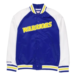 Mitchell & Ness Warriors Primetime Lightweight Satin Jacket