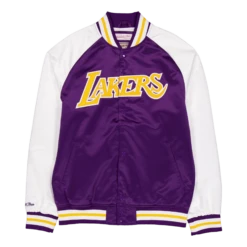Mitchell & Ness Lakers Primetime Lightweight Satin Jacket