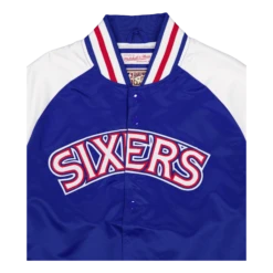 Mitchell & Ness 76ers Primetime Lightweight Satin Jacket -SoleStory Butik 60977 01 003