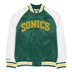 Mitchell & Ness Supersonics Primetime Lightweight Satin Jacket