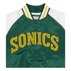 Mitchell & Ness Supersonics Primetime Lightweight Satin Jacket -SoleStory Butik 60977 02 003