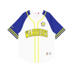 Mitchell & Ness Warriors Practice Day Button Front Jersey