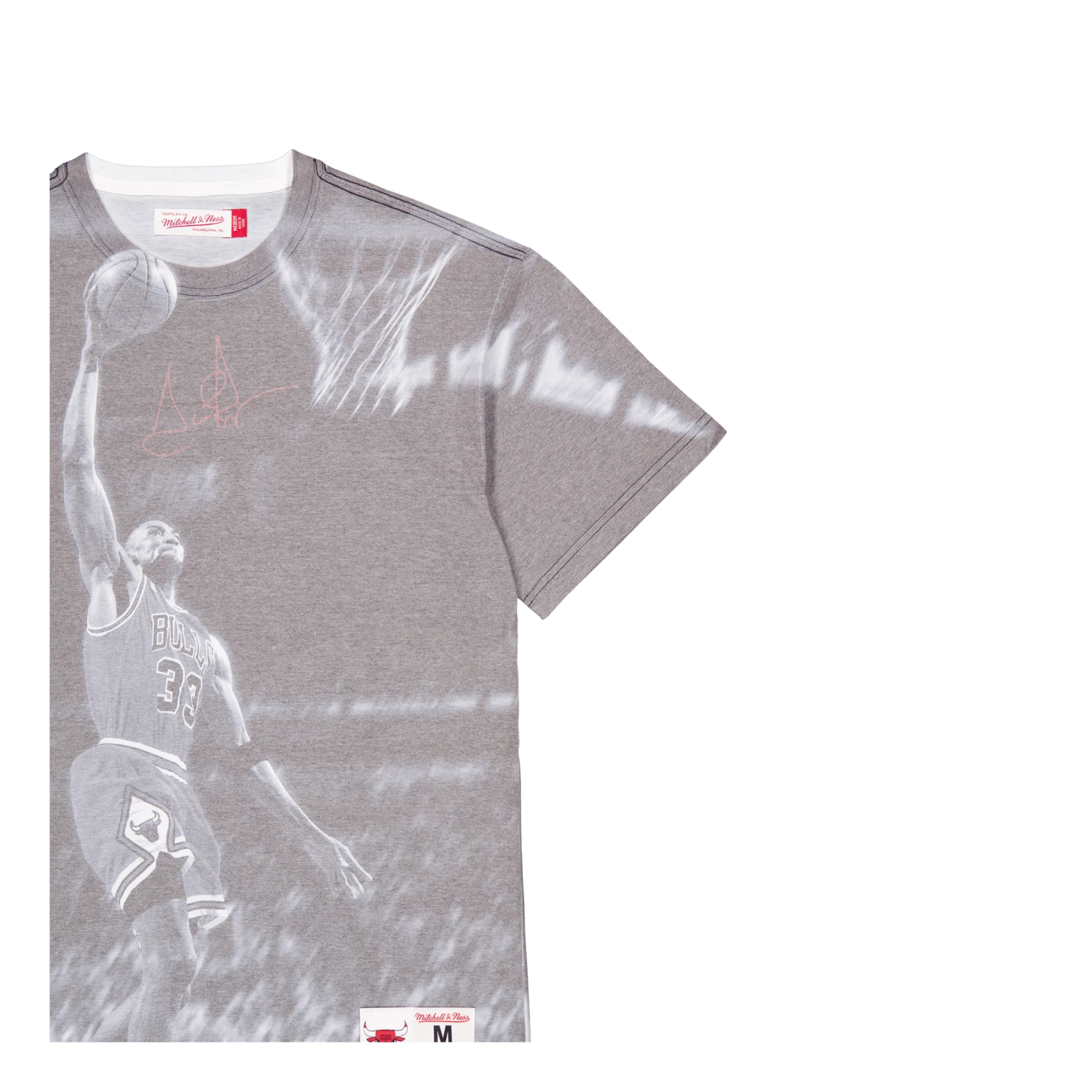 Mitchell & Ness Bulls Above The Rim Sublimated S/S Tee - Scottie Pippen 5 Mitchell & Ness Bulls Above The Rim Sublimated S/S Tee - Scottie Pippen - Bild 3