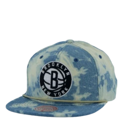 Mitchell & Ness Nets Acid Wash Snapback