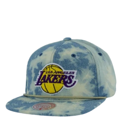 Mitchell & Ness Lakers Acid Wash Snapback