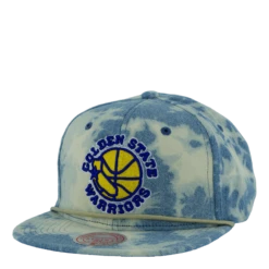 Mitchell & Ness Warriors Acid Wash Snapback HWC