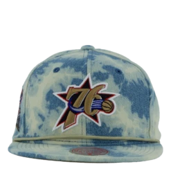 Mitchell & Ness 76ers Acid Wash Snapback HWC -SoleStory Butik 60982 04 005
