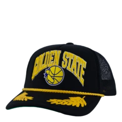 Mitchell & Ness Warriors Gold Leaf Trucker HWC
