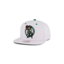 Mitchell & Ness Celtics White Team Color Snapback