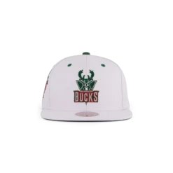 Mitchell & Ness Bucks White Team Color Snapback HWC -SoleStory Butik 60983 84 005