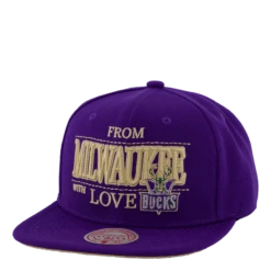 Mitchell & Ness Bucks With Love Snapback HWC