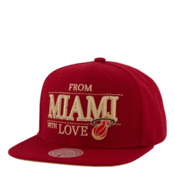 Mitchell & Ness Heat With Love Snapback HWC