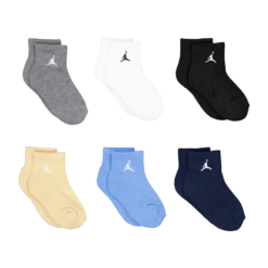 KIDS JORDAN EVERYDAY ESSENTIALS 6PK ANKLE