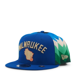 NEW ERA BUCKS M 9FIFTY NBA CE 22