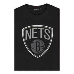 NEW ERA Nba Outline Logo Tee Bronet Blkwhi -SoleStory Butik 61011 30 003