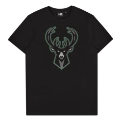 NEW ERA Nba Outline Logo Tee Milbuc Blkdkg