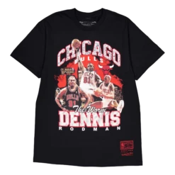 Mitchell & Ness Bulls Bling SS Tee Rodman