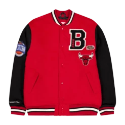 Mitchell & Ness Bulls Team Legacy Varsity Jacket
