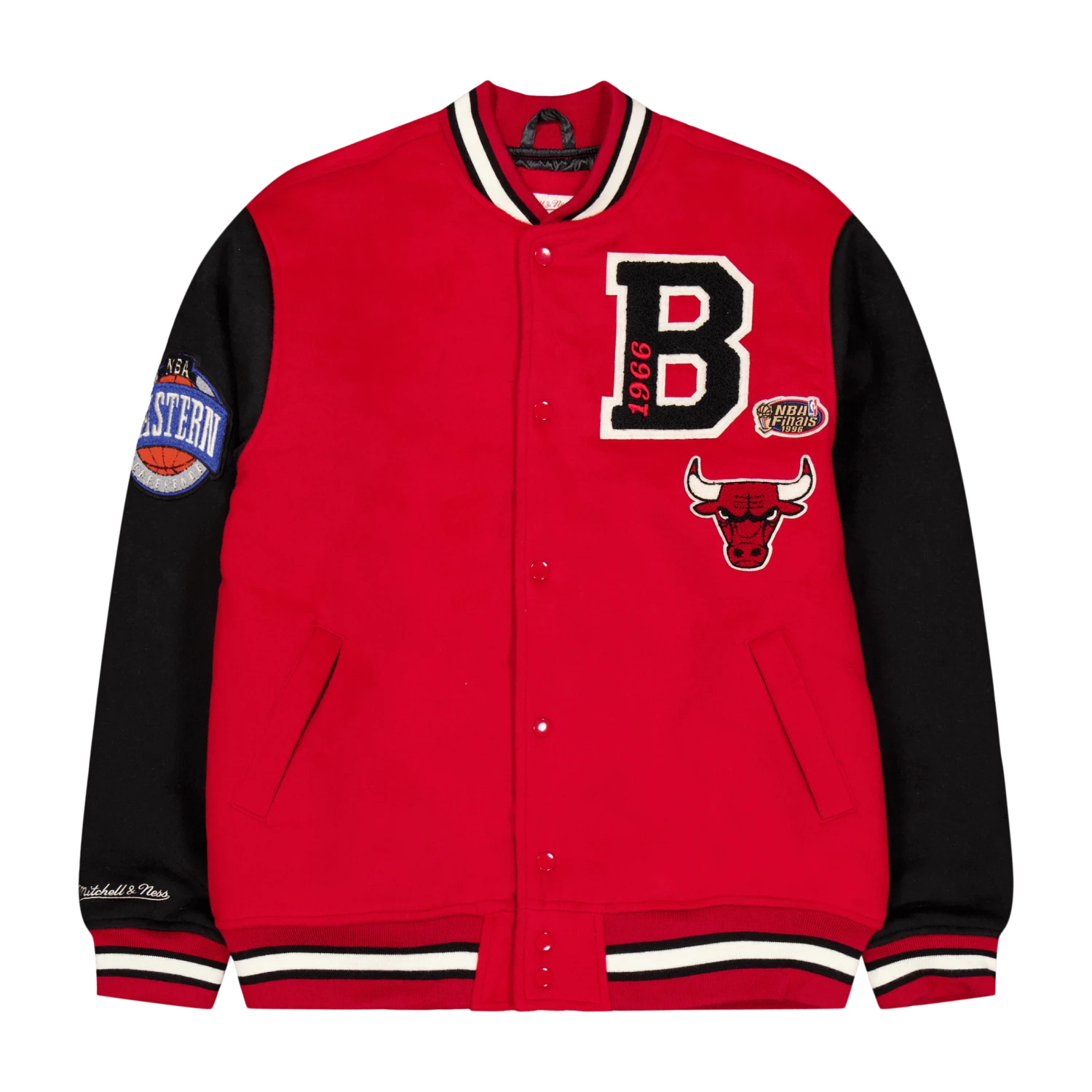 Mitchell & Ness Bulls Team Legacy Varsity Jacket 3 Mitchell & Ness Bulls Team Legacy Varsity Jacket
