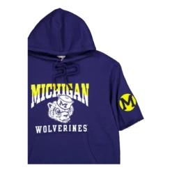 Mitchell & Ness Wolverines Pre-Game SS Fleece Hoodie -SoleStory Butik 61056 44 003