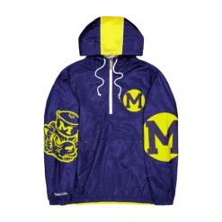 Mitchell & Ness Wolverines Team OG 2.0 Anorak Windbreaker -SoleStory Butik 61056 59 004