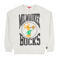 Mitchell & Ness Bucks Womens Logo LT Crew 3.0