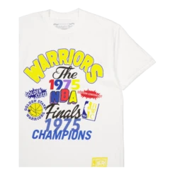 Mitchell & Ness Warriors Champs Fest 1975 SS Tee HWC -SoleStory Butik 61057 80 003