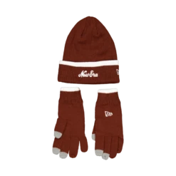 KIDS NEW ERA SCRIPT BEANIE GLOVES SET