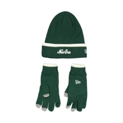 NEW ERA KIDS SCRIPT BEANIE GLOVES SET NEWE