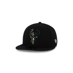 NEW ERA BUCKS SPLIT LOGO 9FIFTY