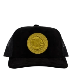 Mitchell & Ness Suede Trucker Black/gold -SoleStory Butik 61157 14 005