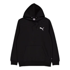 Ess Small Logo Hoodie Fl Puma Black-cat