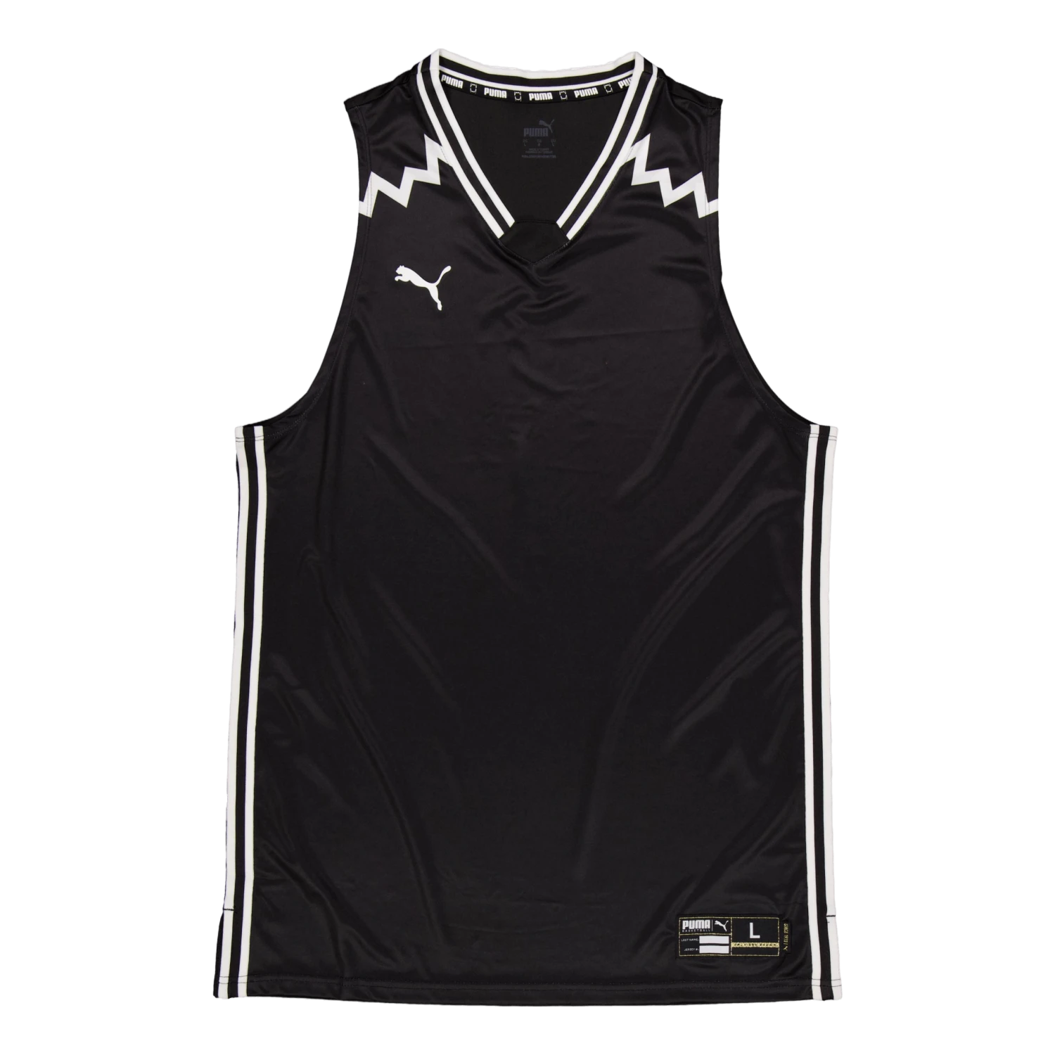 Hoops Team Game Jersey Puma Black 3 Hoops Team Game Jersey Puma Black