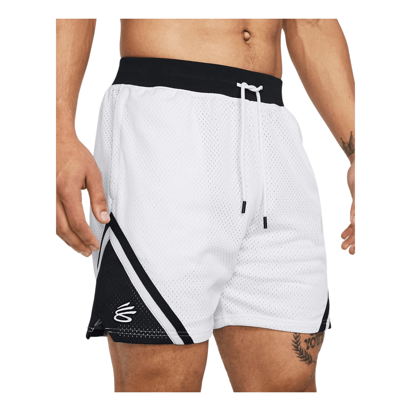 Under Armour Curry Mesh Short 4 White 4 Under Armour Curry Mesh Short 4 White - Bild 2