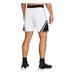 Under Armour Curry Mesh Short 4 White 7 Under Armour Curry Mesh Short 4 White -SoleStory Butik 61167 04 003