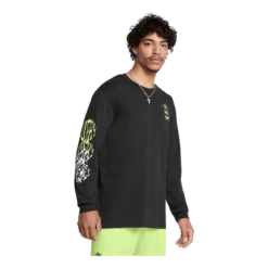 Under Armour Curry Hw Verbiage Ls Tee Black