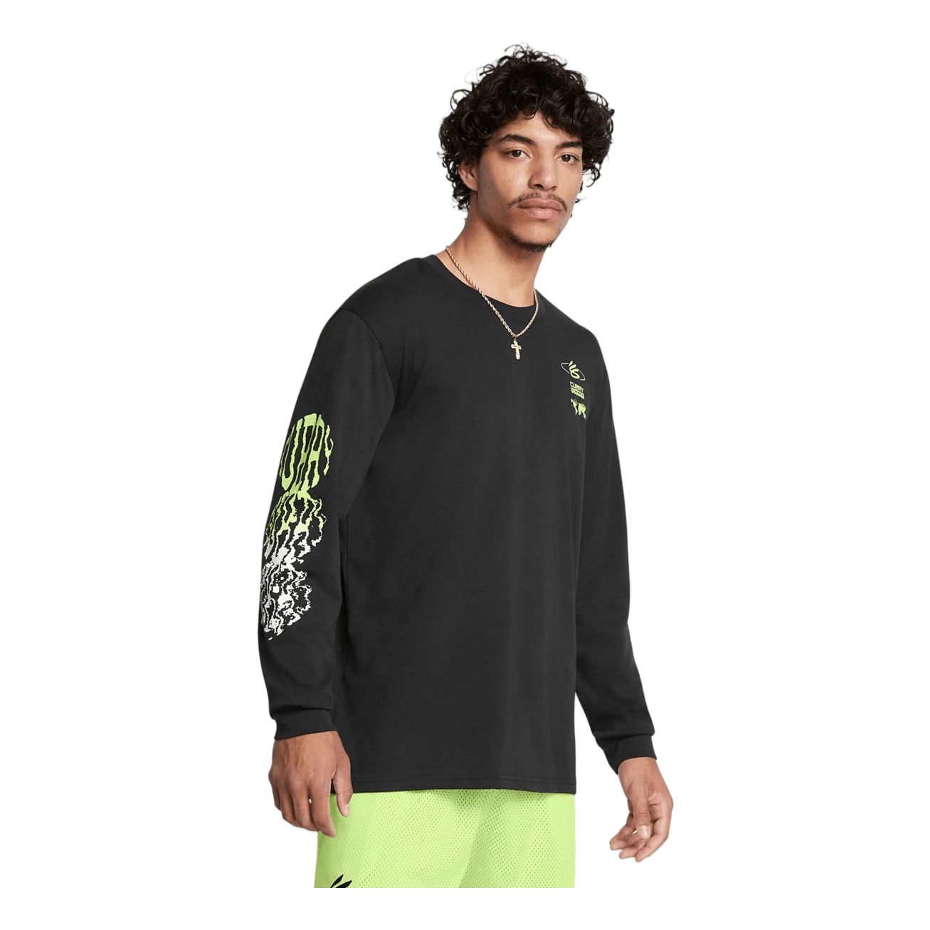 Under Armour Curry Hw Verbiage Ls Tee Black 3 Under Armour Curry Hw Verbiage Ls Tee Black