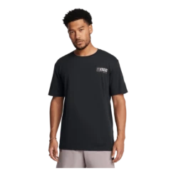 Under Armour Ua Bball Logo Court Ss Black