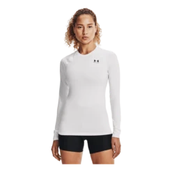 Under Armour Ua Hg Authentics Comp Ls White