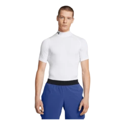 Under Armour Ua Hg Armour Comp Mock Ss White