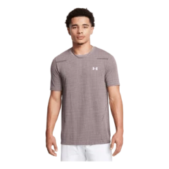Under Armour Vanish Seamless Grid Ss Tetra Gray