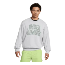 Under Armour Ua Icon Hwt Terry Os Crew Black