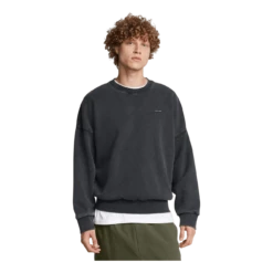 Under Armour Ua Icon Hwt Flc Wash Os Crew Black