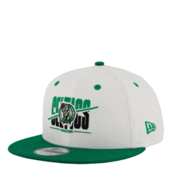 NEW ERA White Crown 9fifty Boston Celt Whikgr