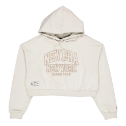 NEW ERA Ne Arch Wrdmrk Crop Hoody NewStnabr