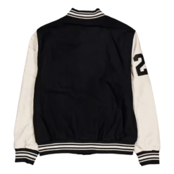 NEW ERA Ne Script Logo Varsity JacketBlkofw -SoleStory Butik 61222 40 002