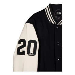 NEW ERA Ne Script Logo Varsity JacketBlkofw -SoleStory Butik 61222 40 004